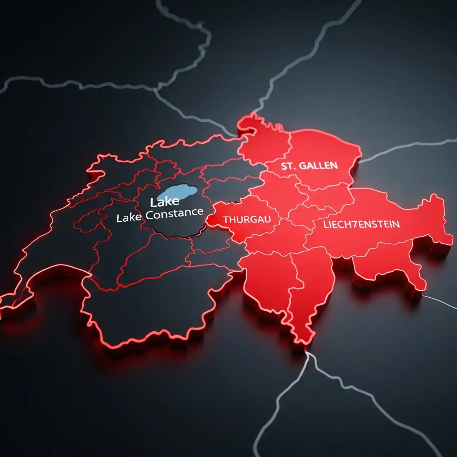 TruckTitan Einsatzregionen und Logistikkorridore in der Schweiz