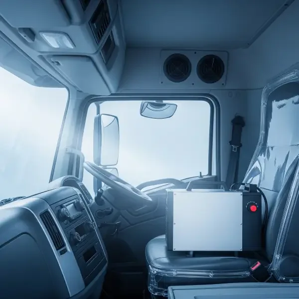 Geruchsbehandlung im LKW-Fahrerhaus