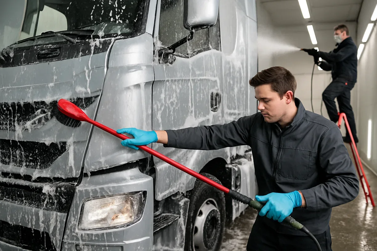 TruckTitan Fleet Cleaning für Schweizer Nutzfahrzeugflotten