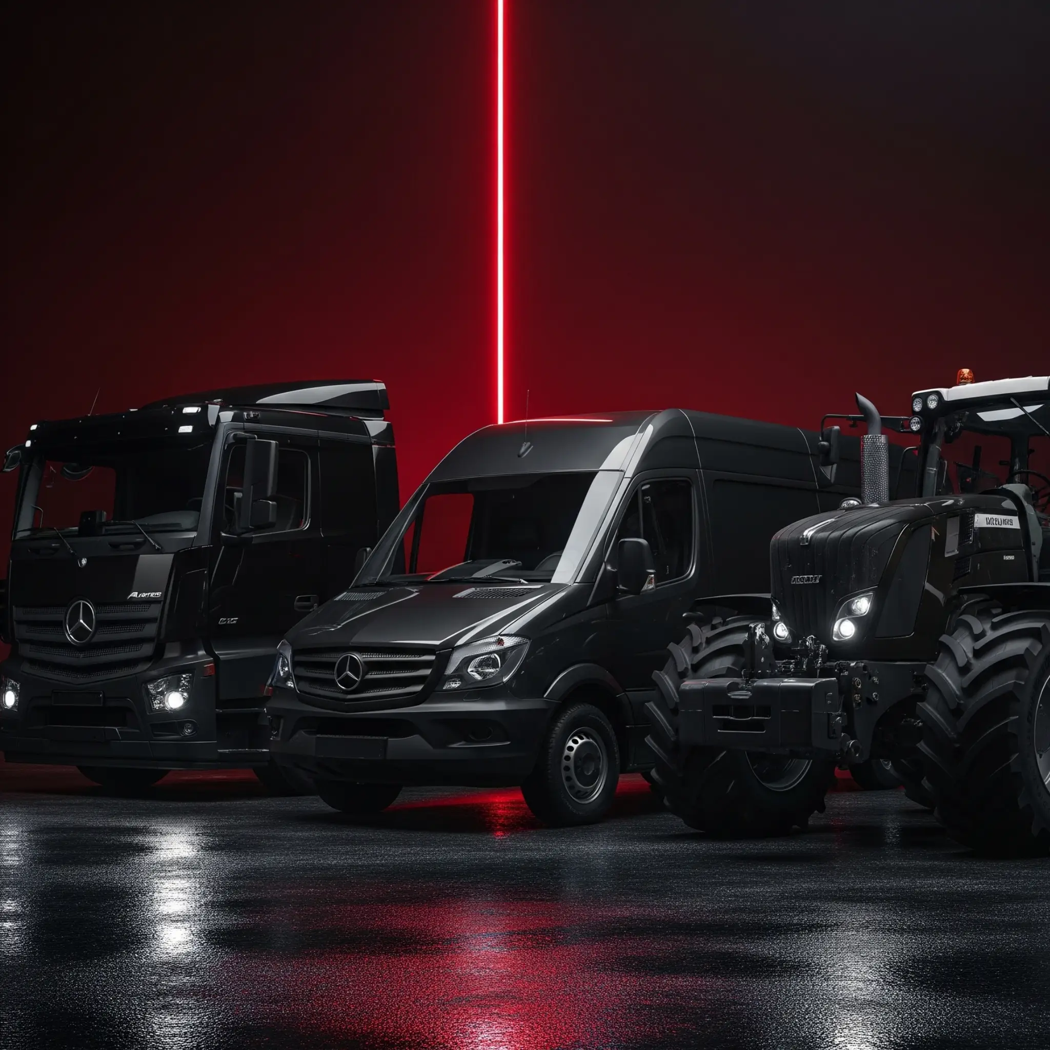 ruck Titan Fahrzeugflotte – LKW, Sprinter & Traktor
